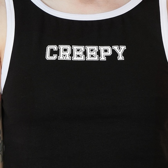 Black Friday Tank NEW W/TAGS! Size 10 Creepy - Picture 2 of 3